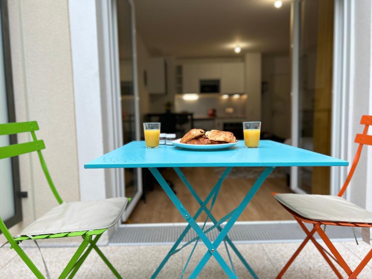 Studio Spacieux 4 Personnes Avec Terrasse Privee & Bureau - Gare A 4Min, Paris En 30Min Villiers sur Marne Bagian luar foto